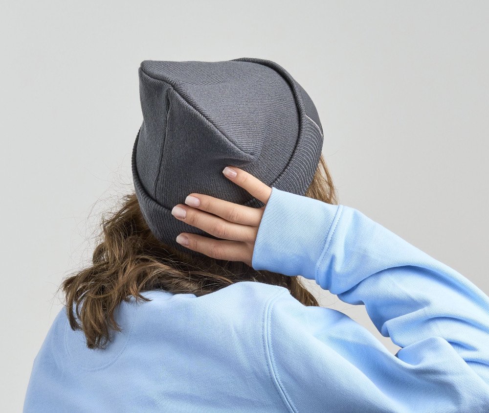 Bonnet avec empiècement pour marquage 74 g/m² — ATLANTIS HEADWEAR WIND-S WITH PATCH