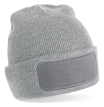 Bonnet avec zone de marquage  — coloris Heather Grey #Couleur_Heather-Grey