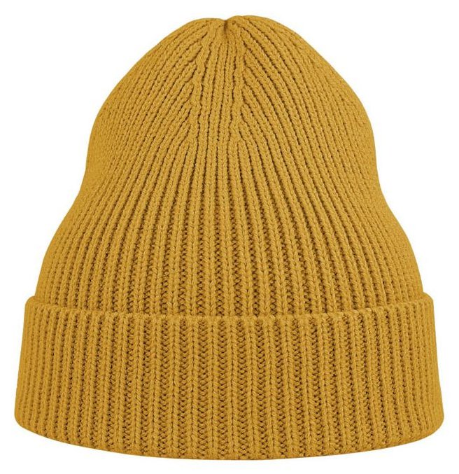 Bonnet en polyester recyclé — coloris Mustard #Couleur_Mustard