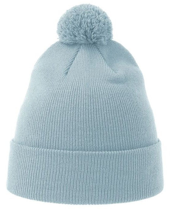 Bonnet recylé à pompon pour enfant — coloris Light Blue #Couleur_Light-Blue