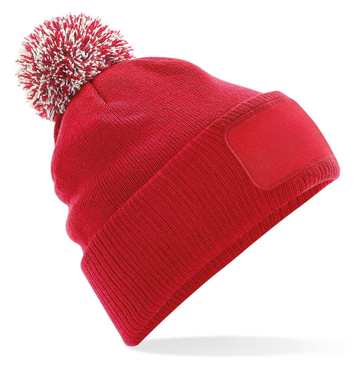 Bonnet Snowstar® avec zone de marquage  — coloris Classic Red / Off White #Couleur_Classic-Red-/-Off-White