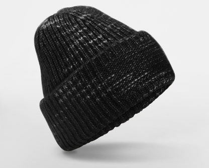 Bonnet tricoté avec zone de marquage — coloris Midnight Haze #Couleur_Midnight-Haze