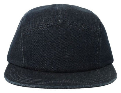 Casquette 5 pans en denim 280 g/m²  — coloris Dark Denim #Couleur_Dark-Denim