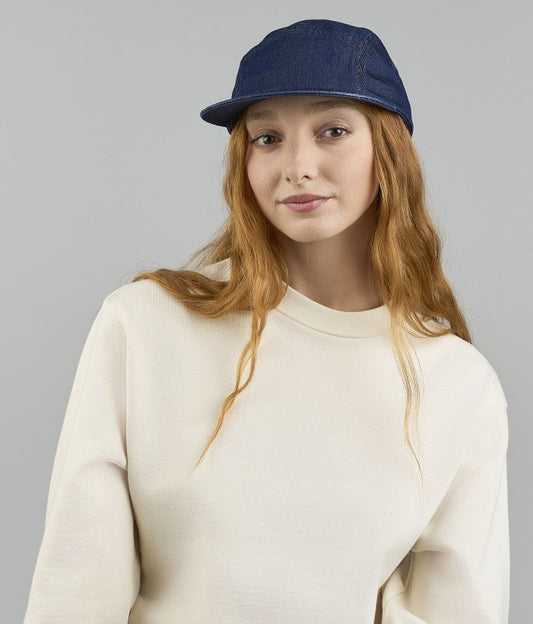 Casquette 5 pans en denim 280 g/m² 
