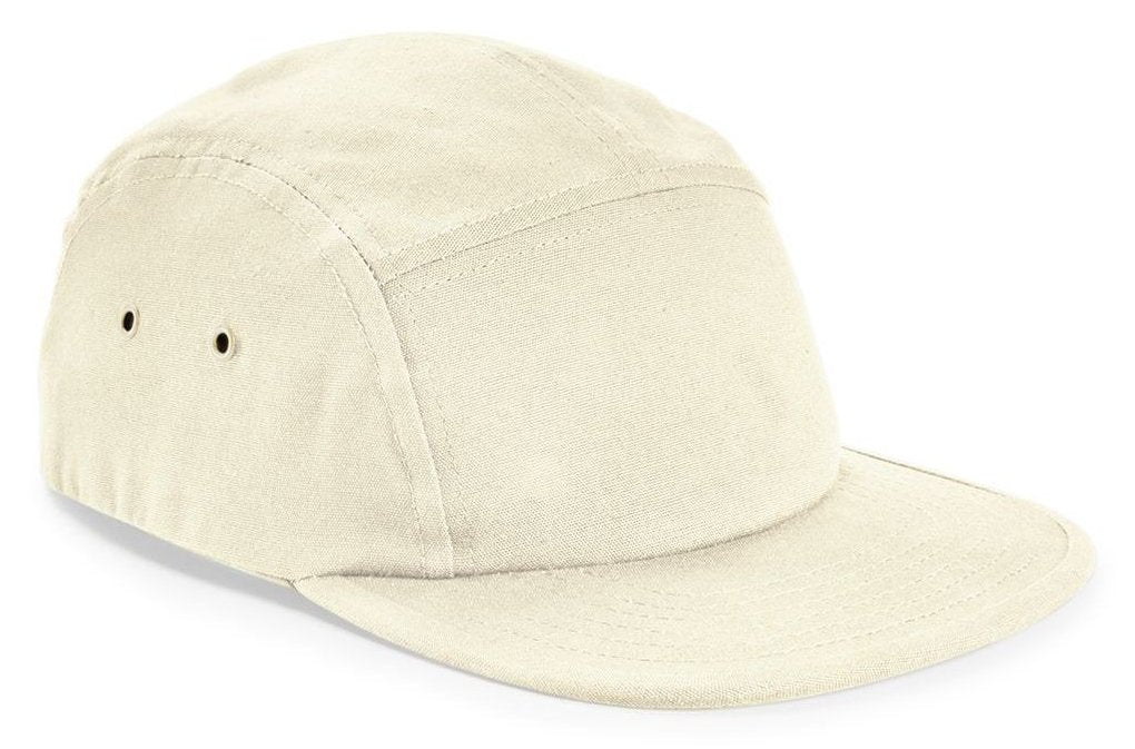 Casquette 5 pans en toile 255 g/m²  — coloris Natural #Couleur_Natural