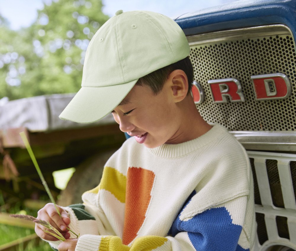 Casquette 6 pans enfant 260 g/m² 