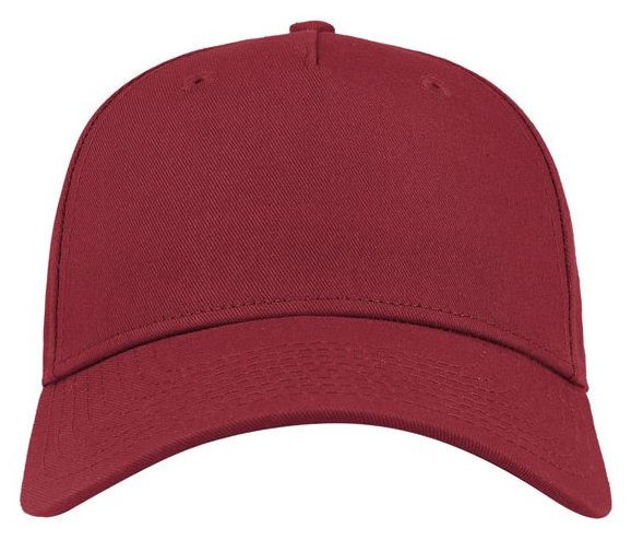 Casquette baseball 5 pans — coloris Burgundy #Couleur_Burgundy