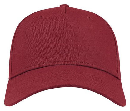 Casquette baseball 5 pans — coloris Burgundy #Couleur_Burgundy