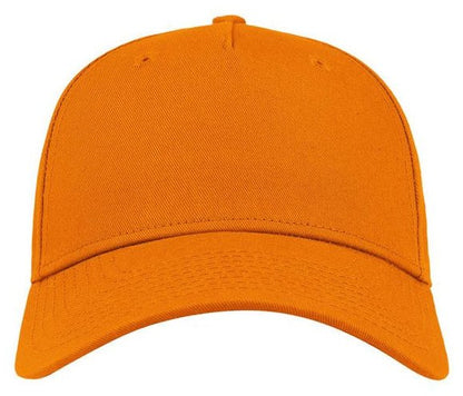 Casquette baseball 5 pans — coloris Orange #Couleur_Orange