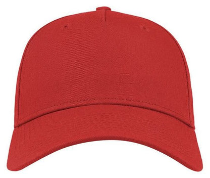 Casquette baseball 5 pans — coloris Red #Couleur_Red