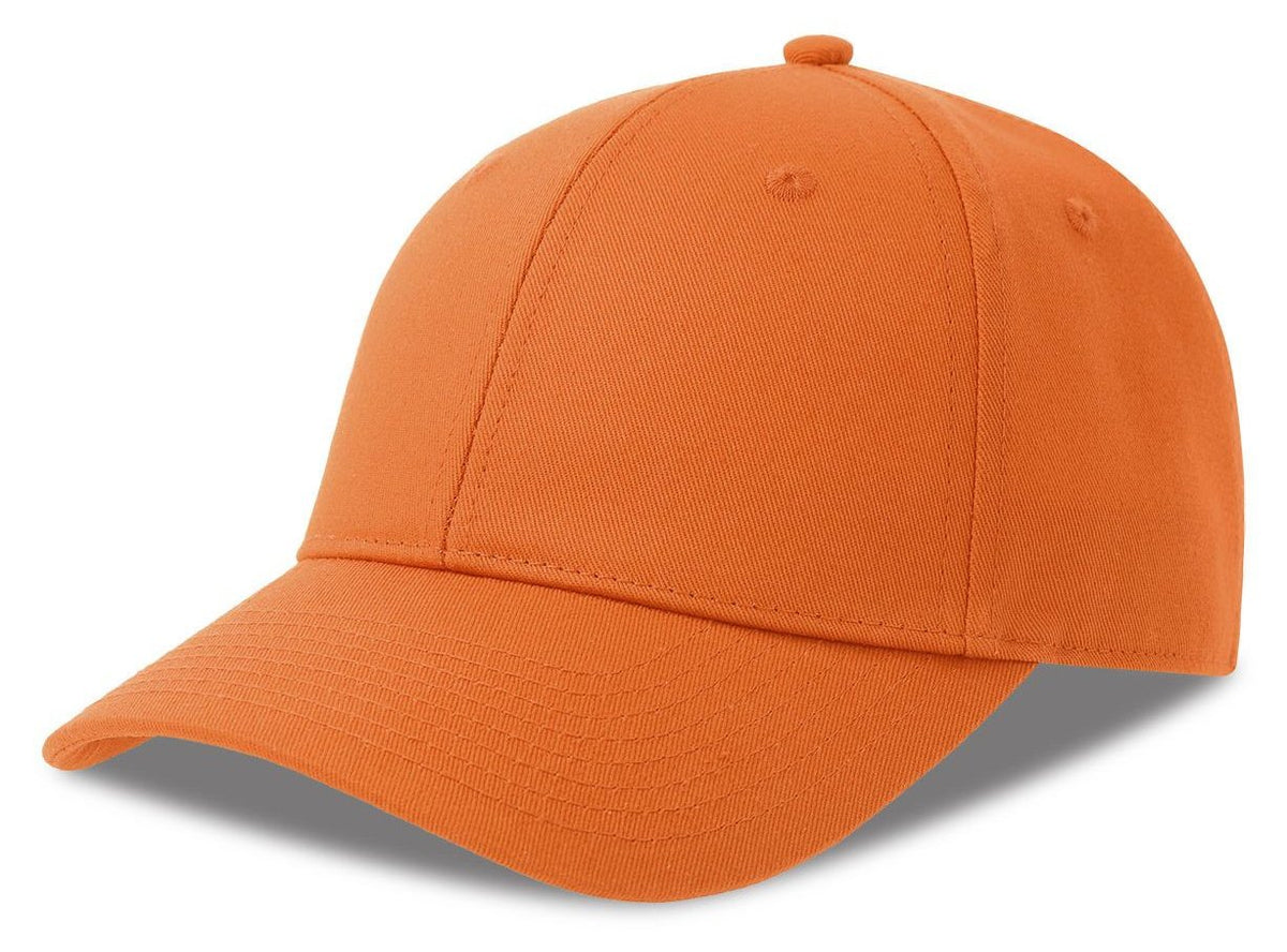 Casquette baseball 6 pans — coloris Orange #Couleur_Orange