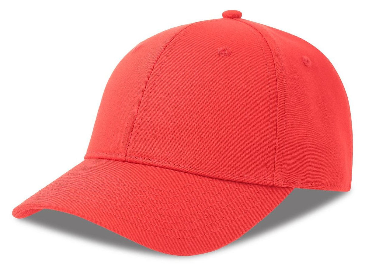 Casquette baseball 6 pans — coloris Red #Couleur_Red