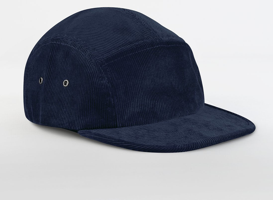 Casquette camper en velours côtelé organique 280 g/m²  — coloris Oxford Navy #Couleur_Oxford-Navy