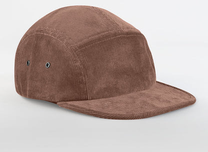 Casquette camper en velours côtelé organique 280 g/m²  — coloris Redwood #Couleur_Redwood