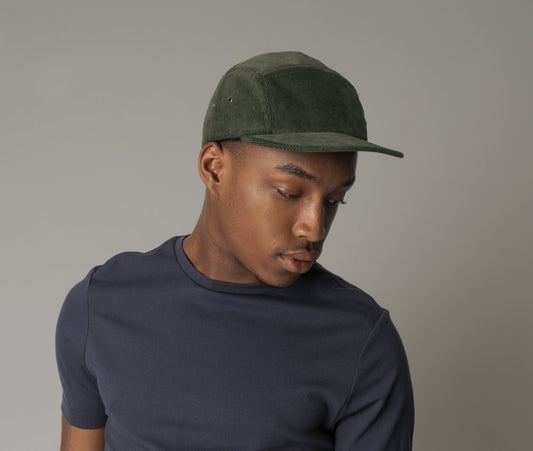 Casquette camper en velours côtelé organique 280 g/m² 