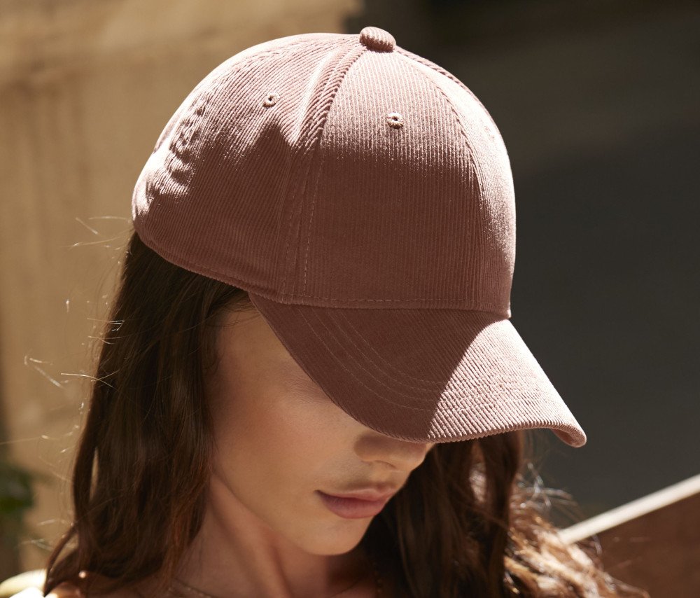 Casquette en velours côtelé organique 280 g/m² 
