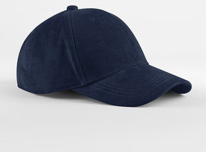 Casquette en velours côtelé organique 280 g/m²  — coloris Oxford Navy #Couleur_Oxford-Navy