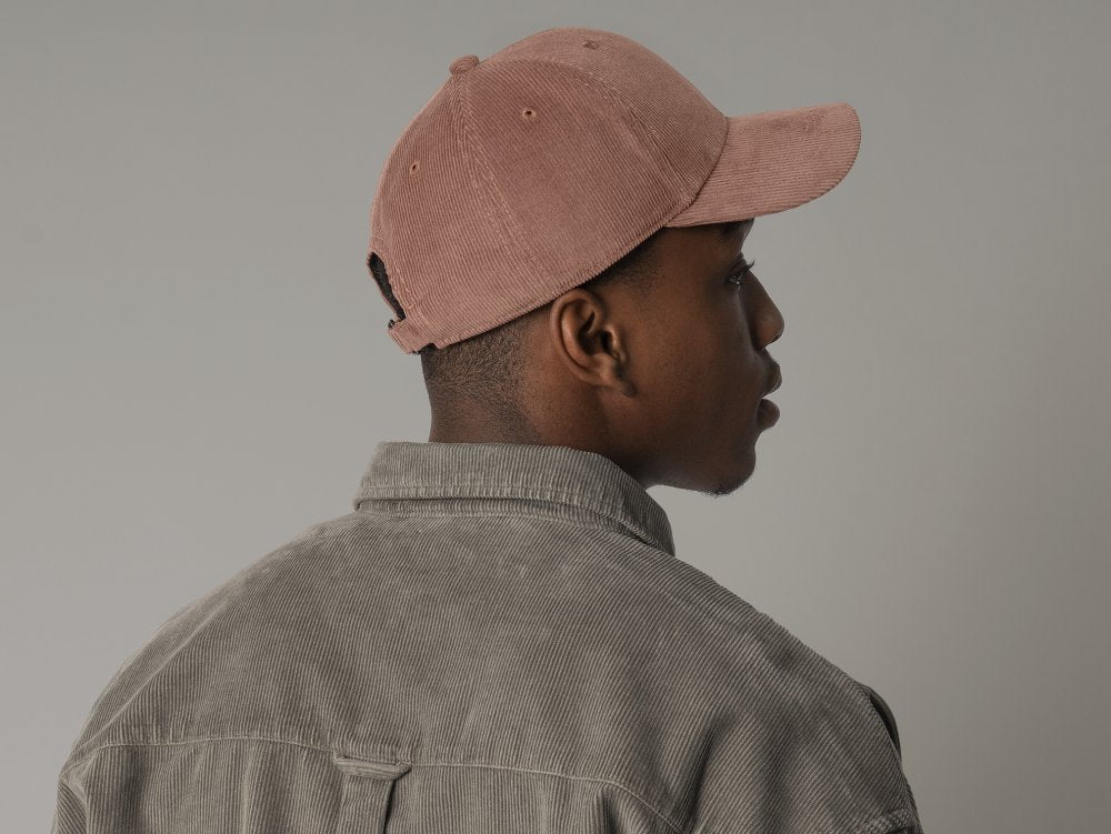 Casquette en velours côtelé organique 280 g/m² 