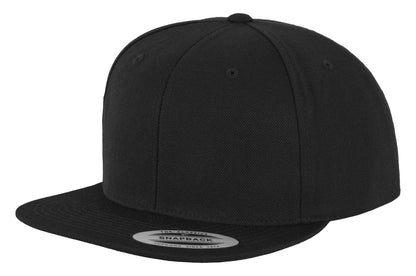 Casquette snapback premium 382 g/m²  — coloris Black / Black #Couleur_Black-/-Black