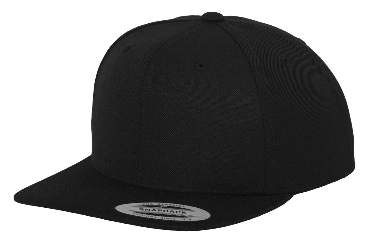 Casquette snapback premium 382 g/m²  — coloris Black #Couleur_Black