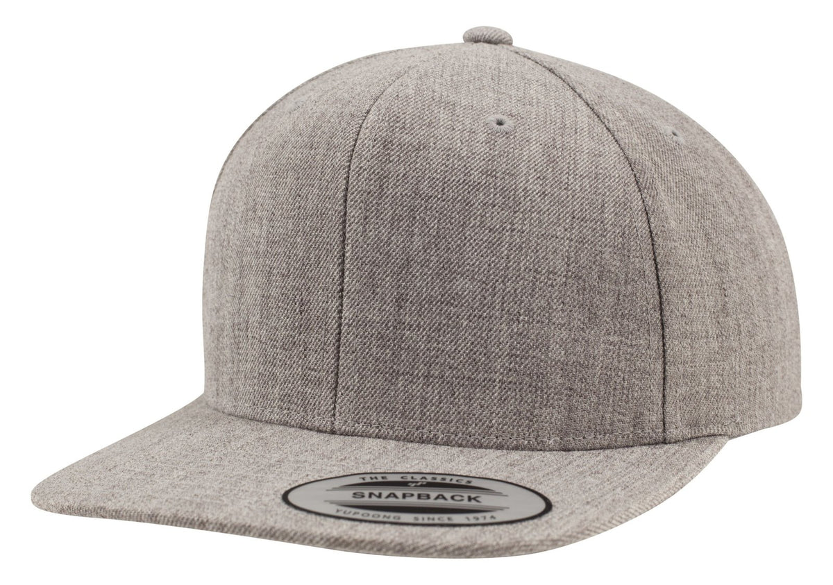 Casquette snapback premium 382 g/m²  — coloris Heather / Heather #Couleur_Heather-/-Heather
