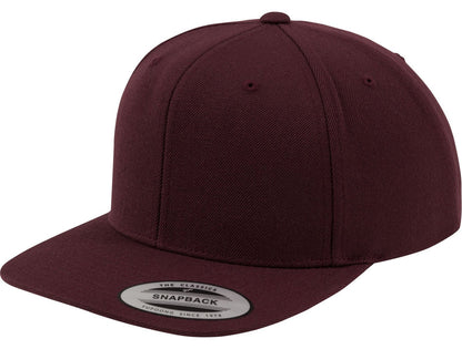 Casquette snapback premium 382 g/m²  — coloris Maroon #Couleur_Maroon