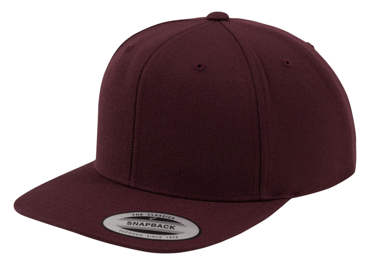 Casquette snapback premium 382 g/m²  — coloris Maroon / Maroon #Couleur_Maroon-/-Maroon