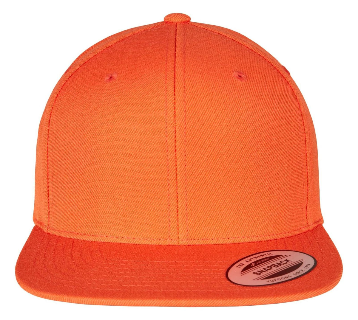 Casquette snapback premium 382 g/m²  — coloris Orange #Couleur_Orange
