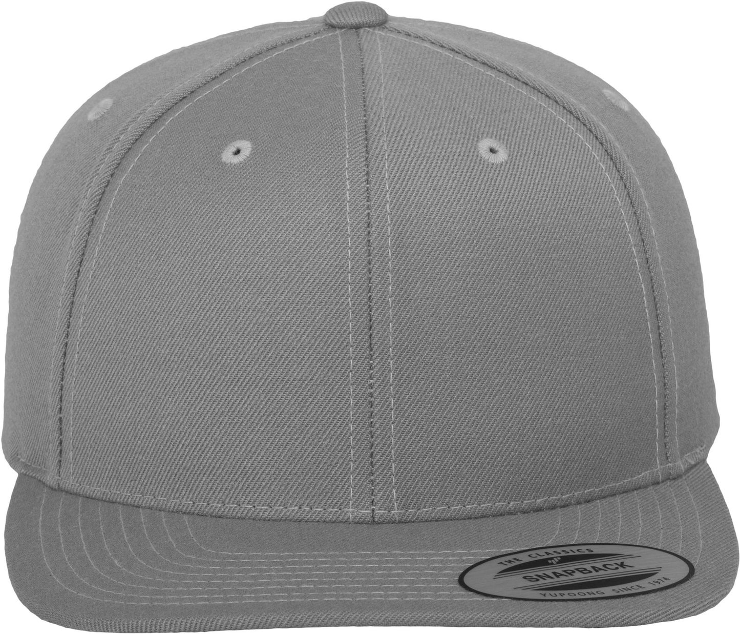 Casquette snapback premium 382 g/m²  — coloris Silver #Couleur_Silver