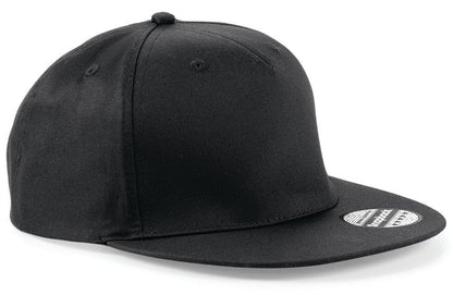 Casquette style rappeur 5 pans 195 g/m²  — coloris Black #Couleur_Black