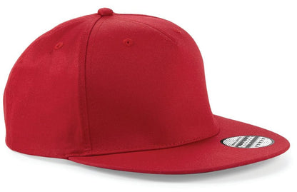 Casquette style rappeur 5 pans 195 g/m²  — coloris Classic Red #Couleur_Classic-Red