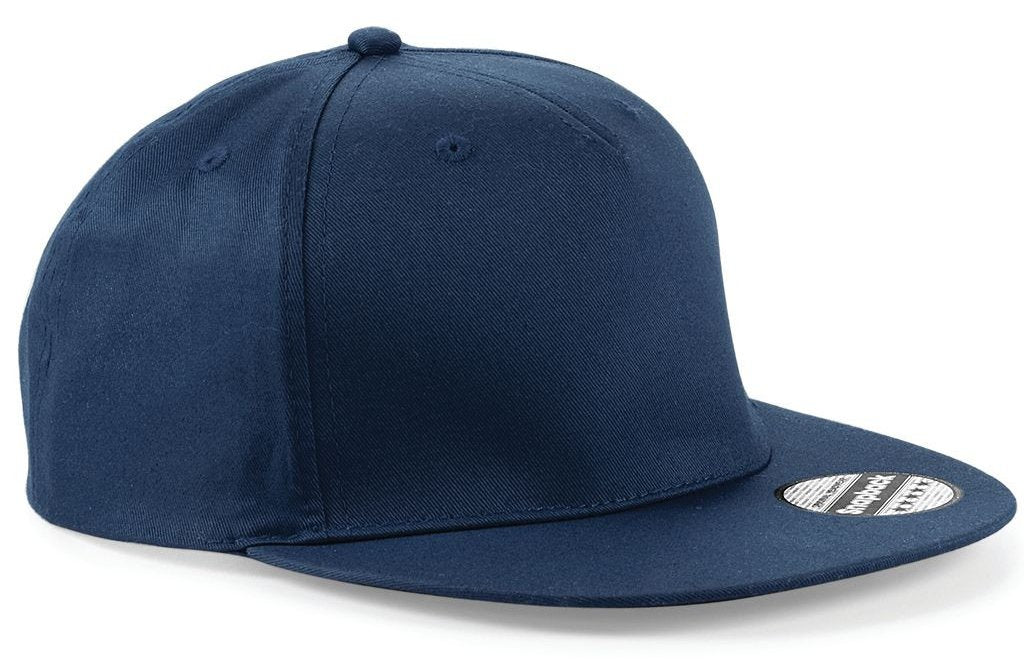 Casquette style rappeur 5 pans 195 g/m²  — coloris French Navy #Couleur_French-Navy
