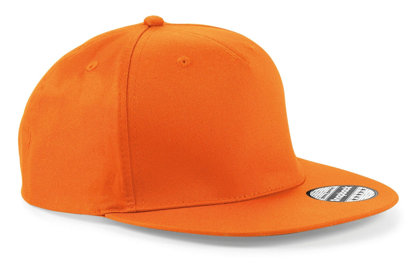 Casquette style rappeur 5 pans 195 g/m²  — coloris Orange #Couleur_Orange