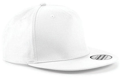 Casquette style rappeur 5 pans 195 g/m²  — coloris White #Couleur_White