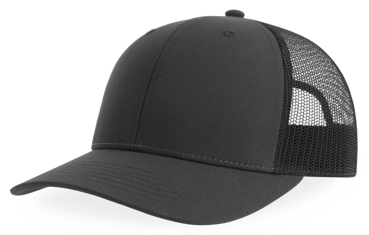 Casquette trucker 6 pans  — coloris Dark Grey / Black #Couleur_Dark-Grey-/-Black