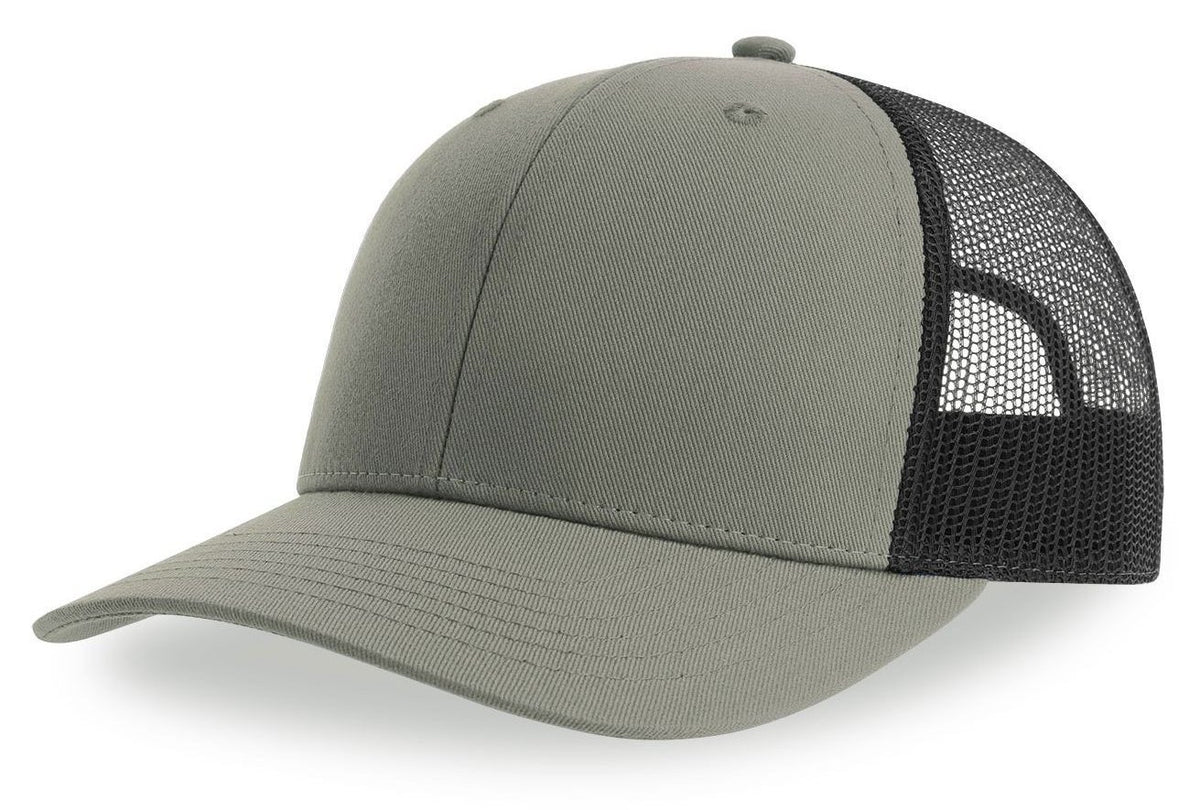 Casquette trucker 6 pans  — coloris Grey / Black #Couleur_Grey-/-Black