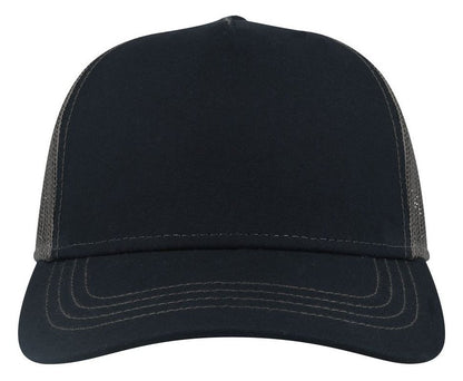 Casquette trucker contrastée recyclée 270 g/m²  — coloris Navy / Dark Grey #Couleur_Navy-/-Dark-Grey