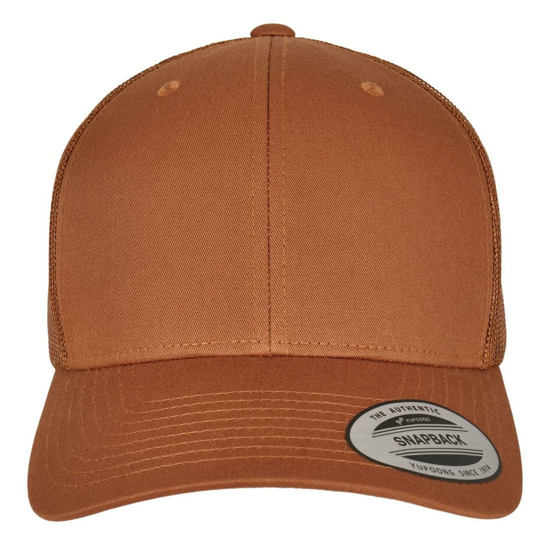 Casquette trucker premium 6 pans  — coloris Caramel #Couleur_Caramel
