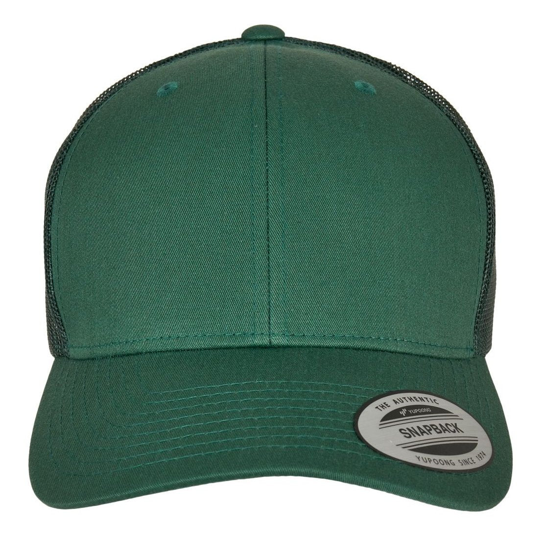 Casquette trucker premium 6 pans  — coloris Evergreen #Couleur_Evergreen
