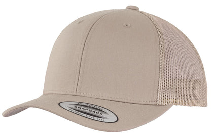 Casquette trucker premium 6 pans  — coloris Khaki #Couleur_Khaki