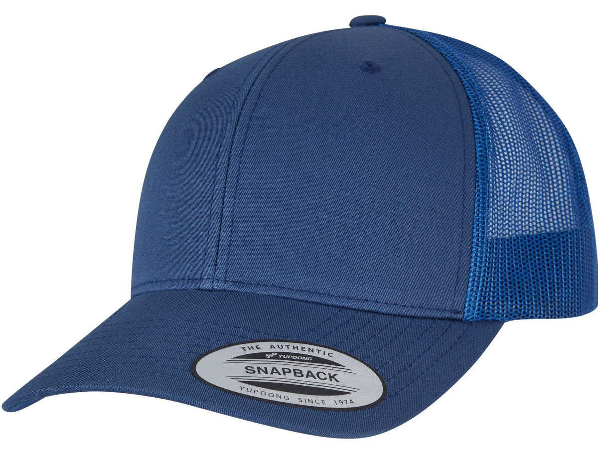 Casquette trucker premium 6 pans  — coloris Light Navy #Couleur_Light-Navy