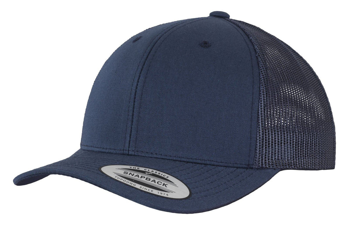 Casquette trucker premium 6 pans  — coloris Navy #Couleur_Navy