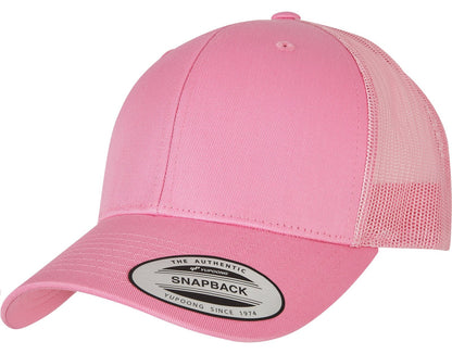 Casquette trucker premium 6 pans  — coloris Pink #Couleur_Pink
