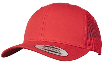 Casquette trucker premium 6 pans  — coloris Red #Couleur_Red