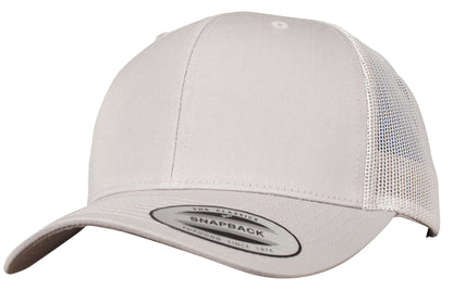 Casquette trucker premium 6 pans  — coloris Silver #Couleur_Silver