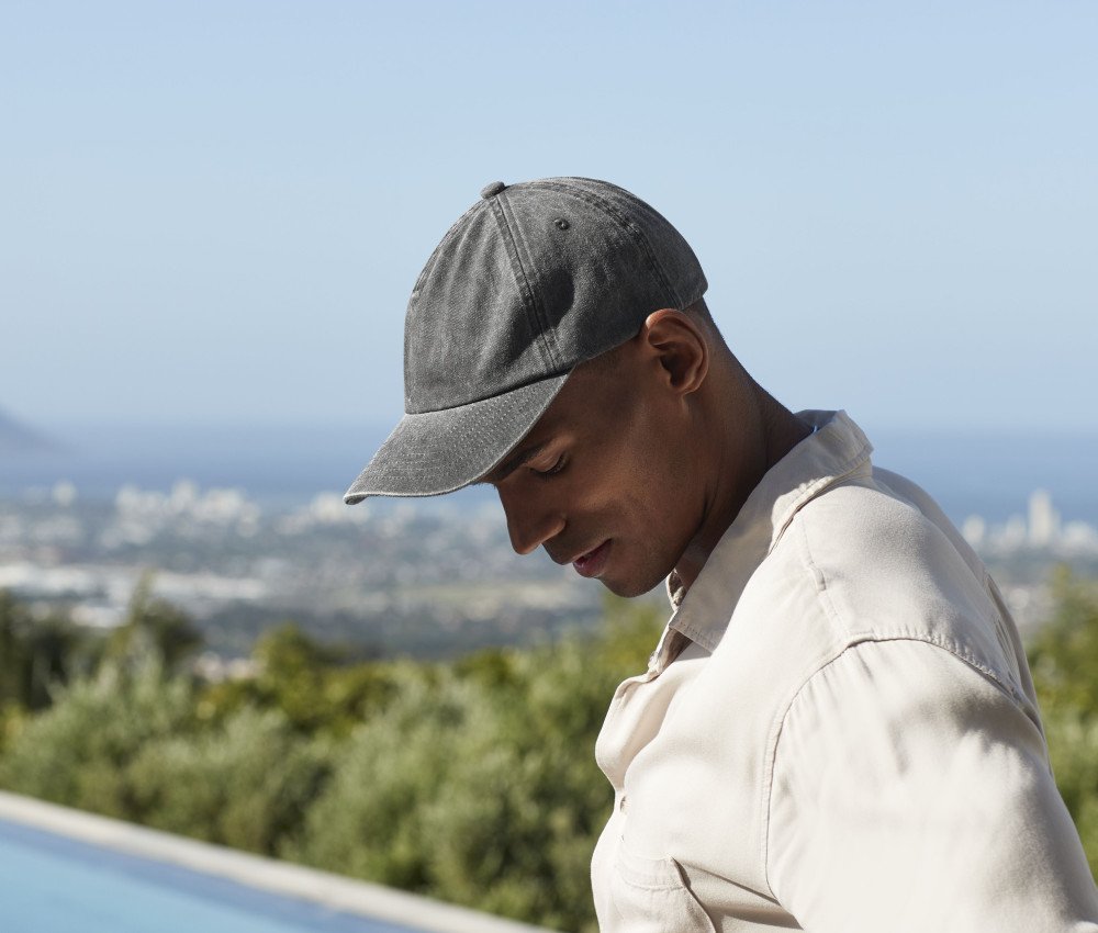 Casquette vintage 5 pans 290 g/m²