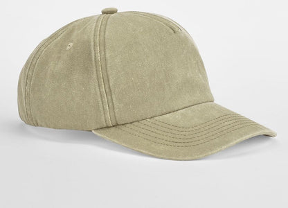 Casquette vintage 5 pans 290 g/m² — coloris Vintage Stone #Couleur_Vintage-Stone