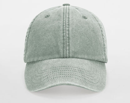 Casquette vintage enfant 290 g/m²  — coloris Vintage Sage Green #Couleur_Vintage-Sage-Green
