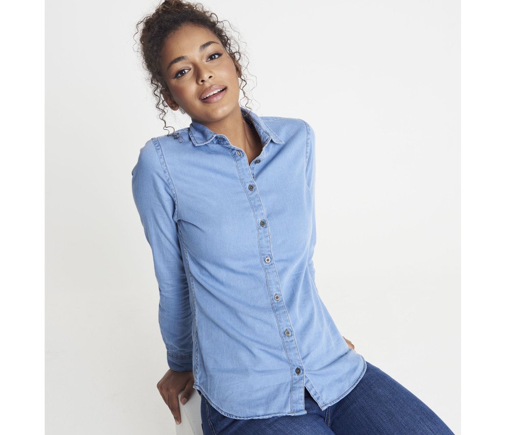 Chemise en jean femme Lucy 142 g/m²
