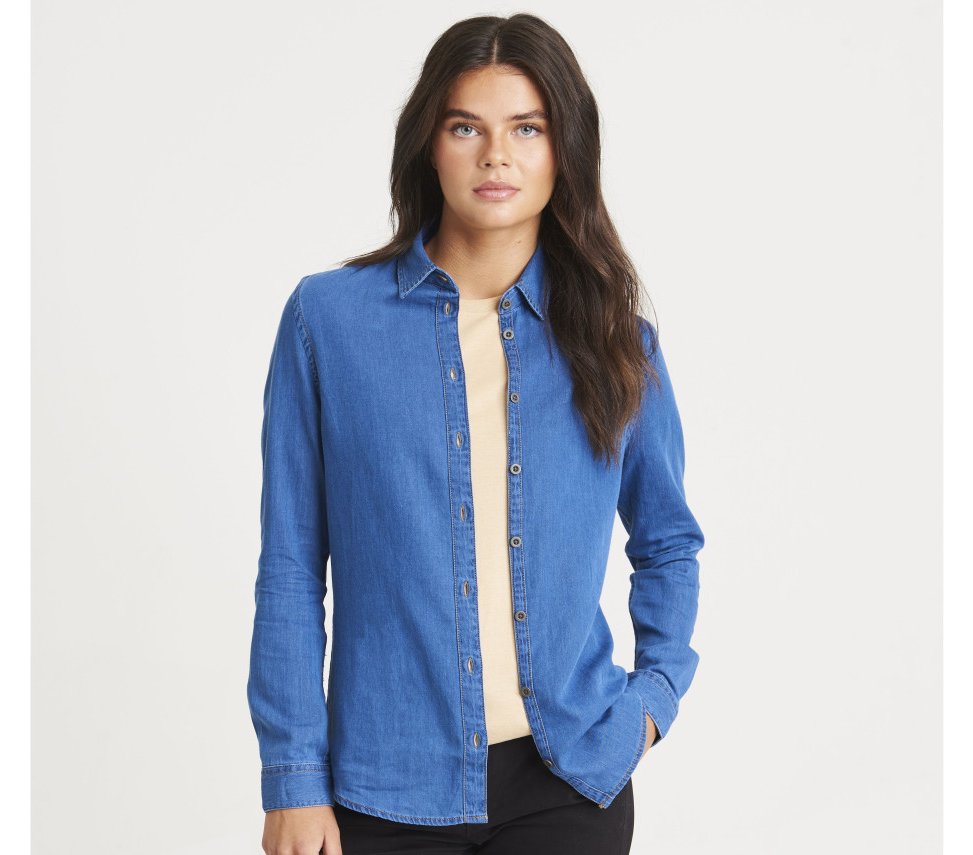 Chemise en jean femme Lucy 142 g/m²
